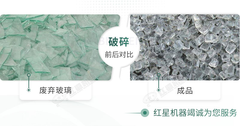 粉碎機能破碎玻璃嗎？玻璃粉碎后銷路怎么樣？